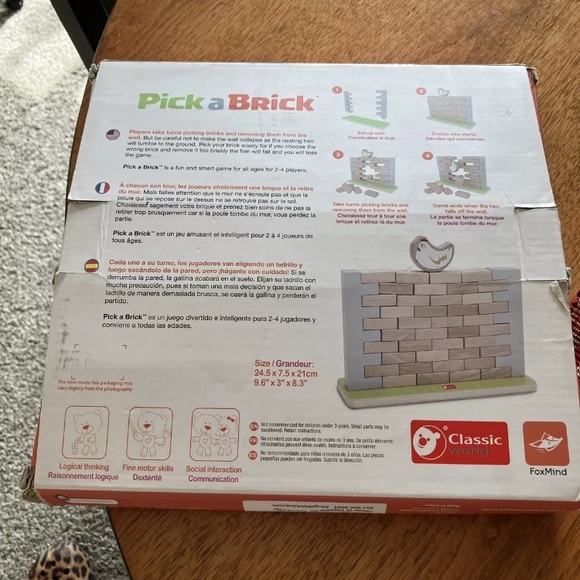 FoxMind Games Pick a Brick chicken - Picture 3 of 5